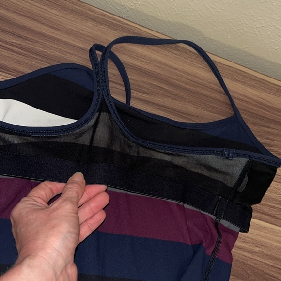 Lululemon power Y tank Lyon light striped tank top - Picture 10 of 16